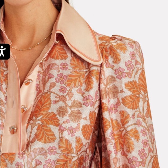 Zimmermann Kaleidoscope Belted Floral Mini Dress US size 2-4 - Picture 5 of 7